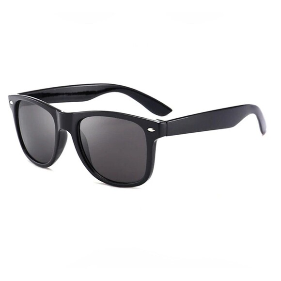 Classic Square Polarized Sunglasses Men Women Retro Black Sun Glasses Male - Picture 7 of 11